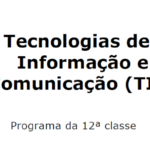 Tecnologia de Informação e Comunicação Programa 12ᵃ Classe