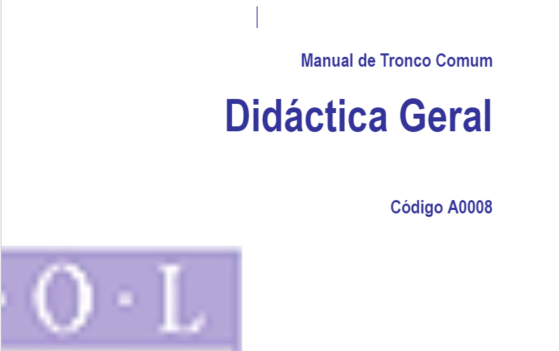 Baixar Modulo Didáctica Geral UCM Código A0008 pdf