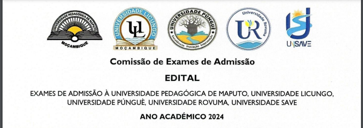 Baixar Edital dos Exames de admissão da UP, Unilicungo em PDF